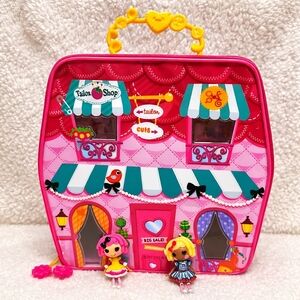 Mini Lalaloopsy Bundle: Dot Starlight & Crumbs Sugar Cookie Dolls with Case